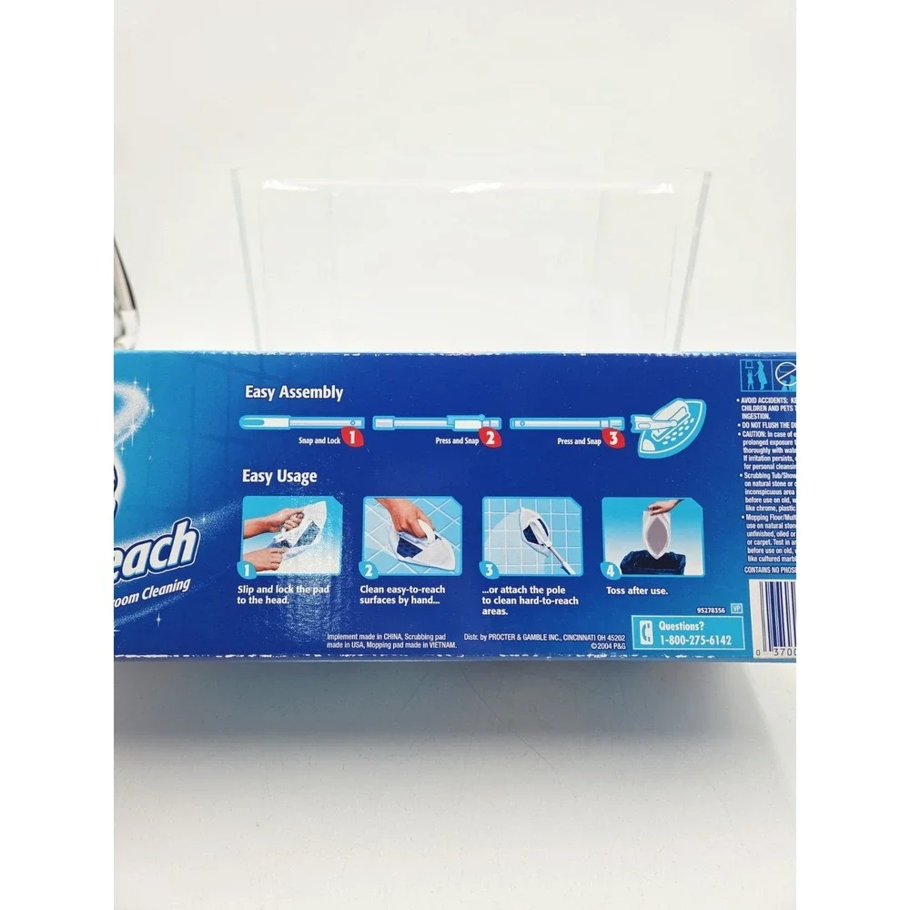 NEW Mr Clean Magic Reach All In One Cleaning Tool Starter Kit Detachable Pole